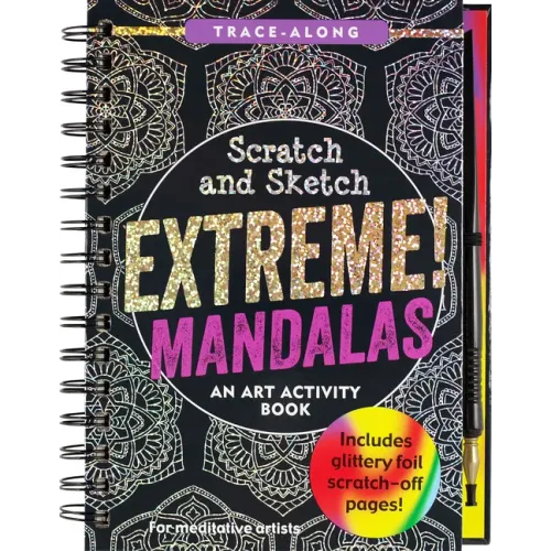 Scratch & Sketch Extreme Mandalas (Trace Along) - Spiral