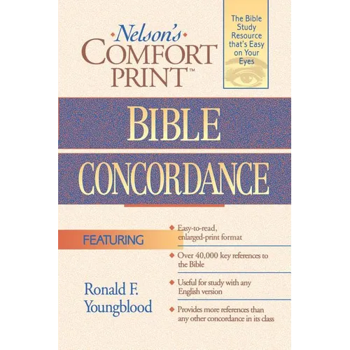 The Comfort Print Bible Concordance - Paperback