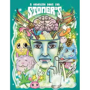 A Coloring Book For Stoners - Stress Relieving Psychedelic Art For Adults - Paperback