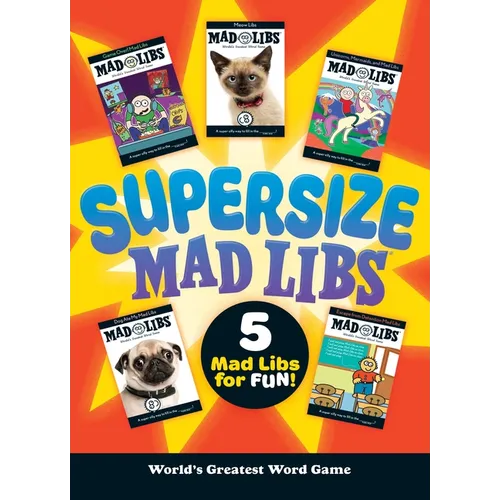 Supersize Mad Libs: Over 100 Stories in One! - Paperback