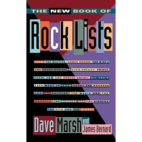 New Book of Rock Lists - Paperback
