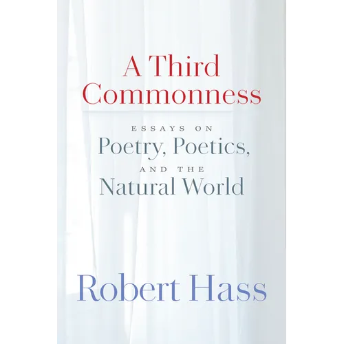 A Third Commonness: Essays on Poetry, Poetics, and the Natural World - Paperback