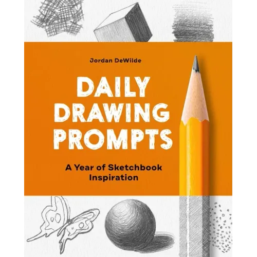 Daily Drawing Prompts: A Year of Sketchbook Inspiration - Paperback