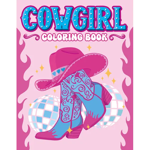 Cowgirl Coloring Book - Paperback