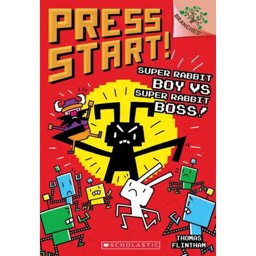Super Rabbit Boy vs. Super Rabbit Boss!: A Branches Book (Press Start! #4): Volume 4 - Paperback