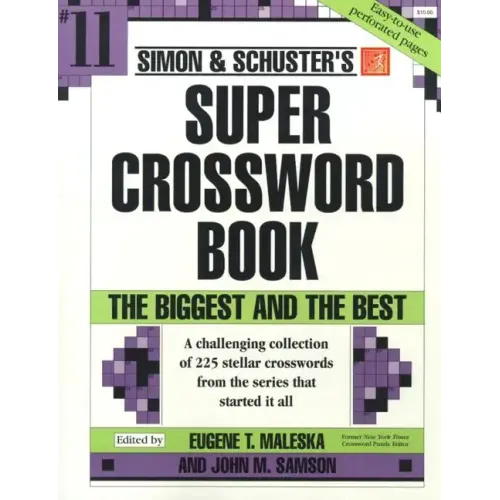 Simon & Schuster Super Crossword Puzzle Book #11 - Paperback