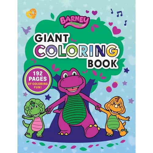 Barney: Giant Coloring Book - Paperback