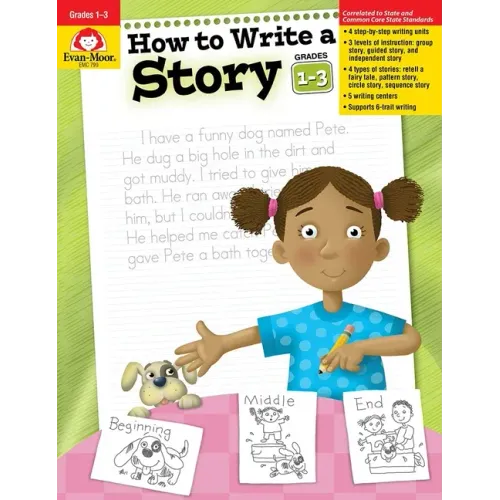 How to Write a Story, Grades 1-3 - Paperback