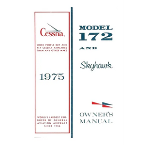 Cessna 1975 Model 172 and Skyhawk Owner's Manual - Paperback