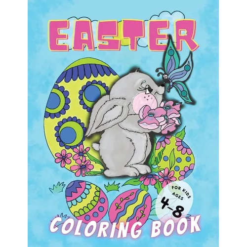 Easter Coloring Book for Kids Ages 4-8 - Paperback