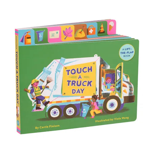 Touch a Truck Day: A Lift-The-Flap Book - Paperback