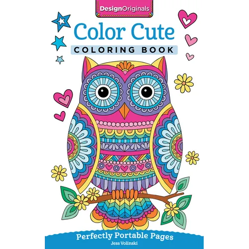 Color Cute Coloring Book: Perfectly Portable Pages - Paperback