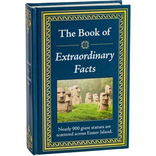 The Book of Extraordinary Facts: Big Book of Pop Culture, History, Crime & Weird Trivia Hardcover Gift for Trivia Buffs, Curious Minds, Adults, Dad & - Hardcover