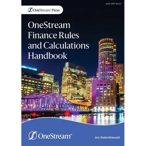 OneStream Finance Rules and Calculations Handbook - Paperback