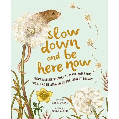 Slow Down and Be Here Now: More Nature Stories to Make You Stop, Look, and Be Amazed by the Tiniest Things - Hardcover