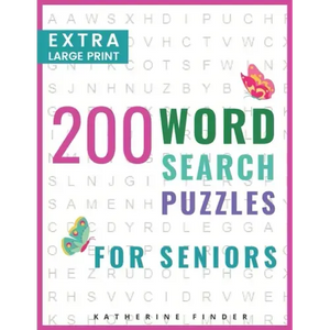 Extra Large Print Word Search Books For Seniors: 200 Word Search Games With Answers For You To Relieve Stress And Boredom Perfect For Readers That Don - Paperback