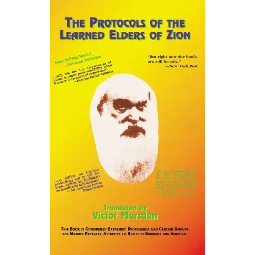The Protocols of the Meetings of the Learned Elders of Zion - Hardcover