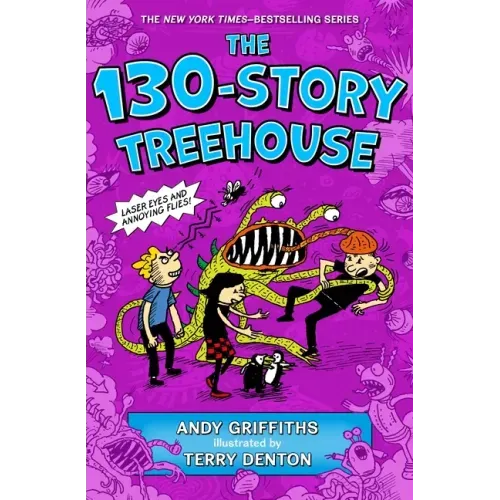 The 130-Story Treehouse: Laser Eyes and Annoying Flies - Hardcover
