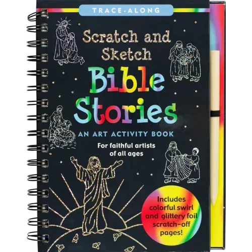 Scratch & Sketch Bible Stories (Trace Along) - Spiral