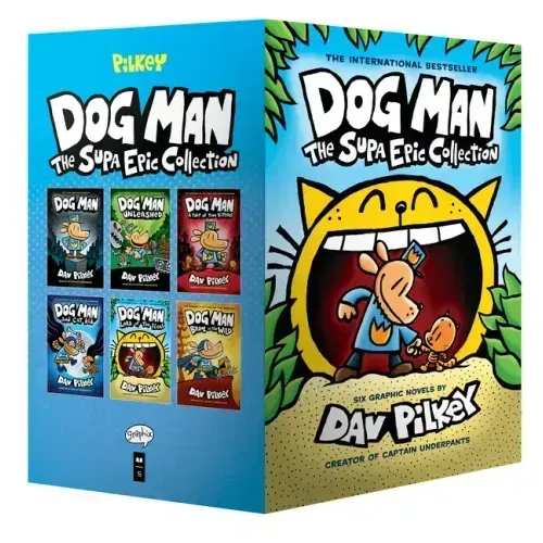 Dog Man: The Supa Epic Collection: From the Creator of Captain Underpants (Dog Man #1-6 Box Set) - Boxed Set