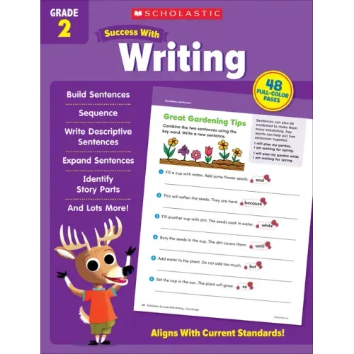 Scholastic Success with Writing Grade 2 Workbook - Paperback