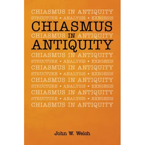 Chiasmus in Antiquity - Hardcover