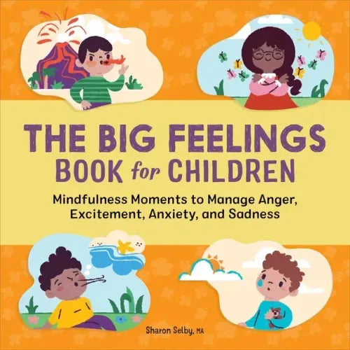 The Big Feelings Book for Children: Mindfulness Moments to Manage Anger, Excitement, Anxiety, and Sadness - Paperback