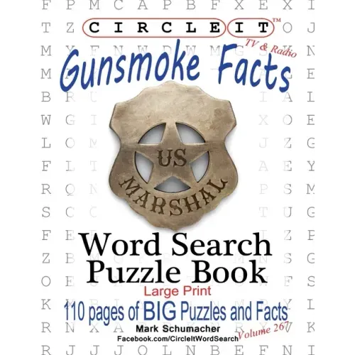 Circle It, Gunsmoke Facts, Word Search, Puzzle Book - Paperback