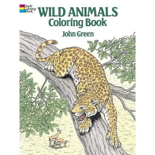 Wild Animals Coloring Book - Paperback