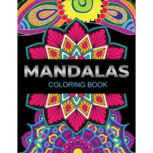 Mandalas coloring book: An Adult Coloring Book with Fun, Easy, and Relaxing Flower Mandalas - Paperback