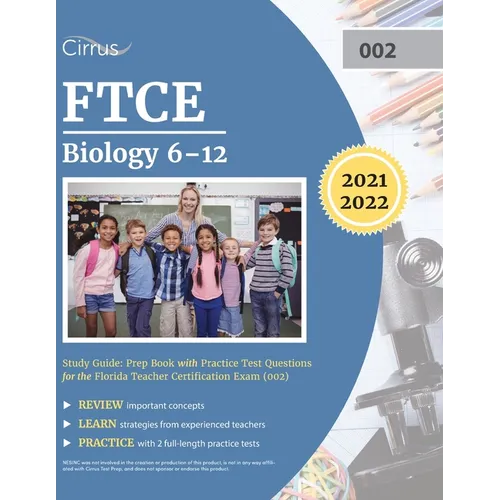 FTCE Biology 6-12 Study Guide: Prep Book with Practice Test Questions for the Florida Teacher Certification Exam (002) - Paperback