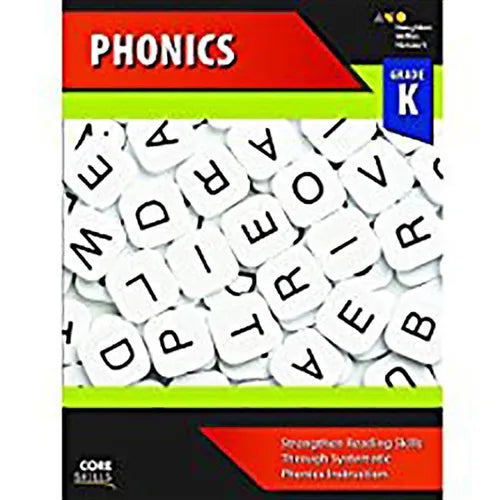 Core Skills Phonics Workbook Grade K - Paperback