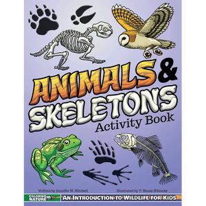 Animals & Skeletons Activity Book: An Introduction to Wildlife for Kids - Paperback