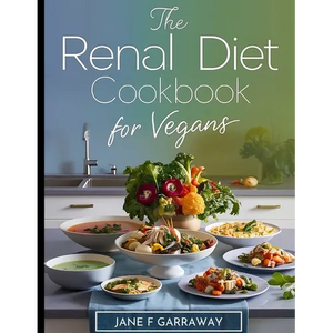 Renal Diet Cookbook for Vegans: Simple Kidney-Friendly Plant-Based Recipes With Low Sodium & Low Potassium, Includes Progress Diary Template and Meal - Paperback