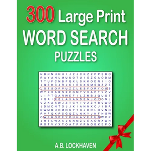 300 Large Print Word Search Puzzles - Paperback