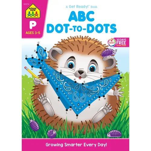 School Zone ABC Dot-To-Dots Workbook - Paperback