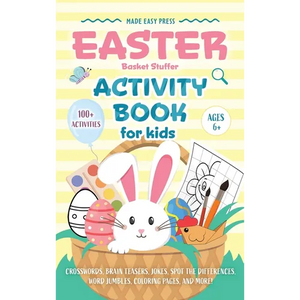 Easter Basket Stuffer Activity Book for Kids: The Ultimate Gift Book for Kids Ages 6-10 With 100+ Word Searches, Mazes, Puzzles, and More - Hardcover