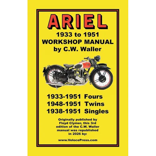 Ariel Motorcycles Workshop Manual 1933-1951 - Paperback