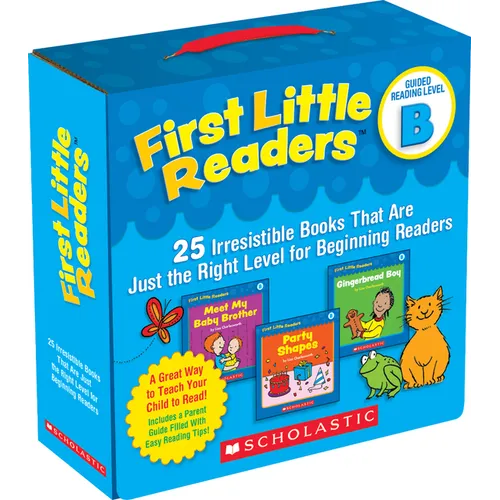 First Little Readers Parent Pack: Guided Reading Level B: 25 Irresistible Books That Are Just the Right Level for Beginning Readers - Boxed Set