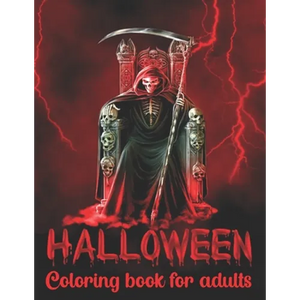 Halloween Coloring Book For Adults: Coloring Book With Exclusive Halloween Designs For Stress Relief and Relaxation - Paperback