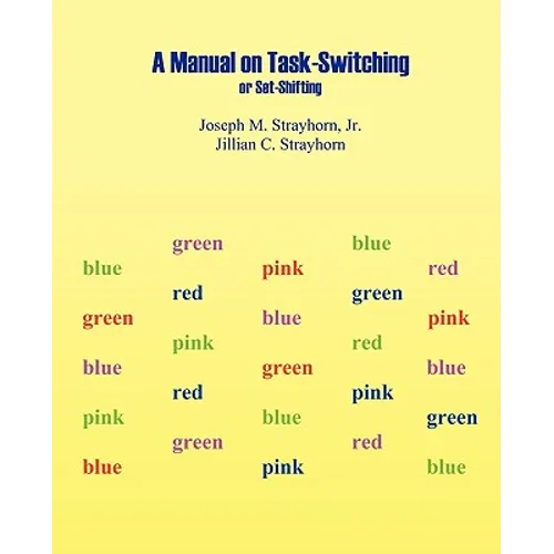 Manual on Task-Switching or Set-Shifting - Paperback