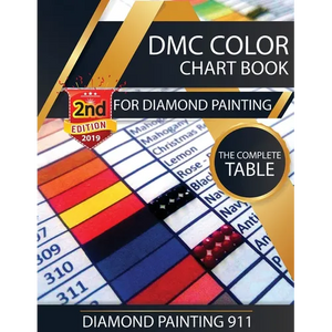 DMC Color Chart Book for Diamond Painting: The Complete Table: 2019 DMC Color Card - Paperback