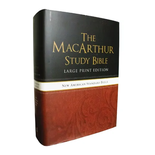 MacArthur Study Bible-NASB-Large Print - Hardcover