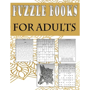 Puzzle books for adults: Fun and relaxing Activity Puzzle Book for Adults, Word search, Sudoku, mandala, Killer Sudoku and mazes 8,5"x11" - Paperback