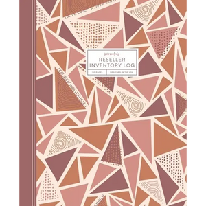 Reseller Inventory Log: Product Listing Notebook For Online Clothing Resellers on Poshmark, eBay, Mercari & More, Abstract Geometric (Pink), 7.5 x 9.2 - Paperback