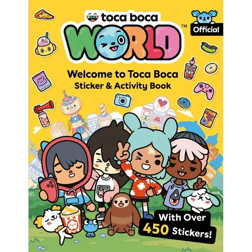 Toca Boca World: Welcome to Toca Boca Sticker & Activity Book: With Over 450 Stickers! - Paperback