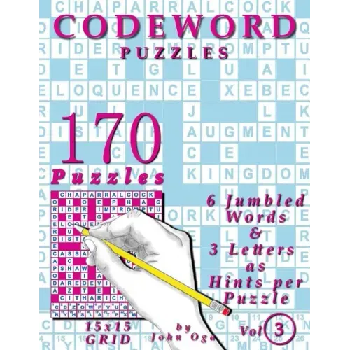 Codeword Puzzles: 170 Puzzles, Volume 3 - Paperback