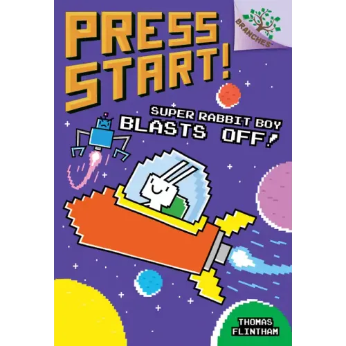 Super Rabbit Boy Blasts Off!: A Branches Book (Press Start! #5): Volume 5 - Hardcover