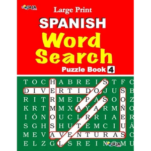 Large Print SPANISH WORD SEARCH: Vol. 4 - Paperback