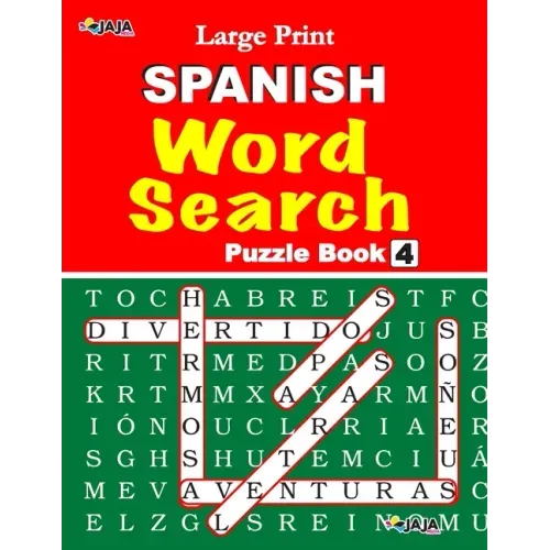 Large Print SPANISH WORD SEARCH: Vol. 4 - Paperback